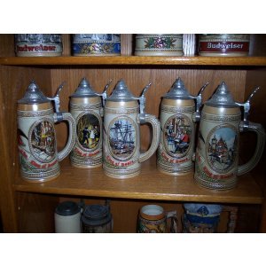 Budweiser Limited Edition Lidded Steins Tomorrow's Treasures